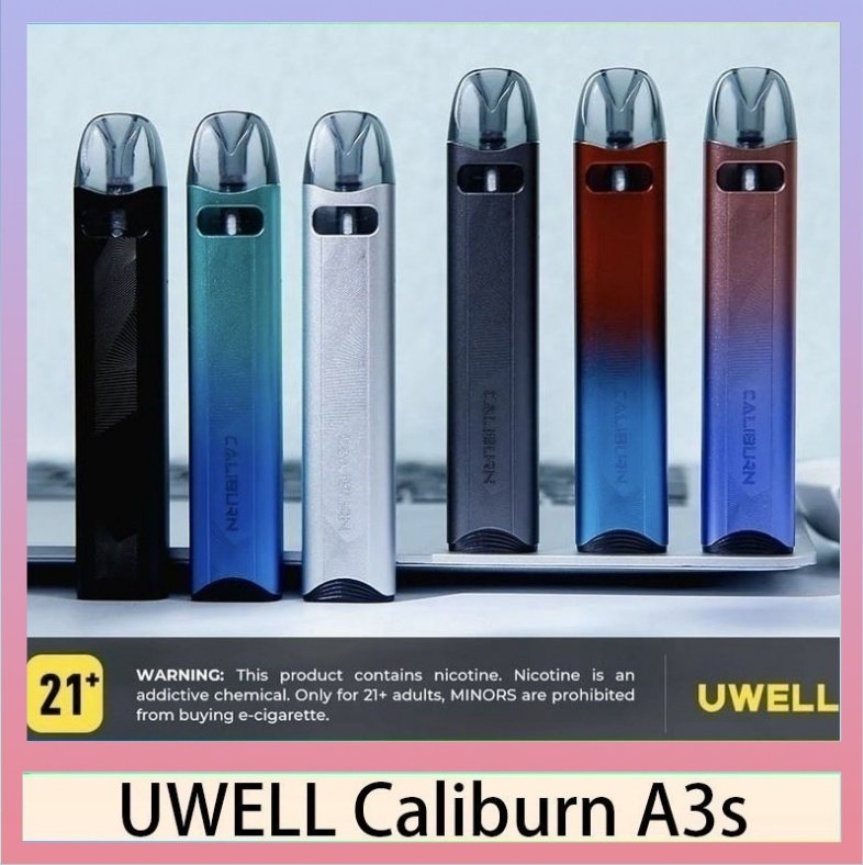 UWELL CALIBURN A3s UWELL Caliburn A3S咖哩棒A3S POD電子煙主機官網評價說明書